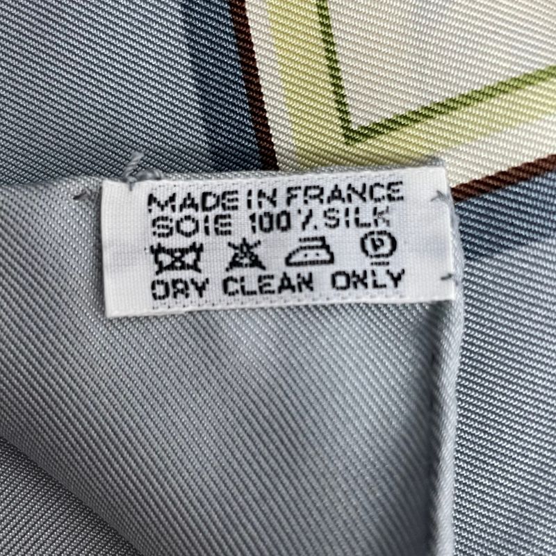 Hermes Carre 90 Wwwhermescom World Map Scarf Silk Gray Orange Multicolor