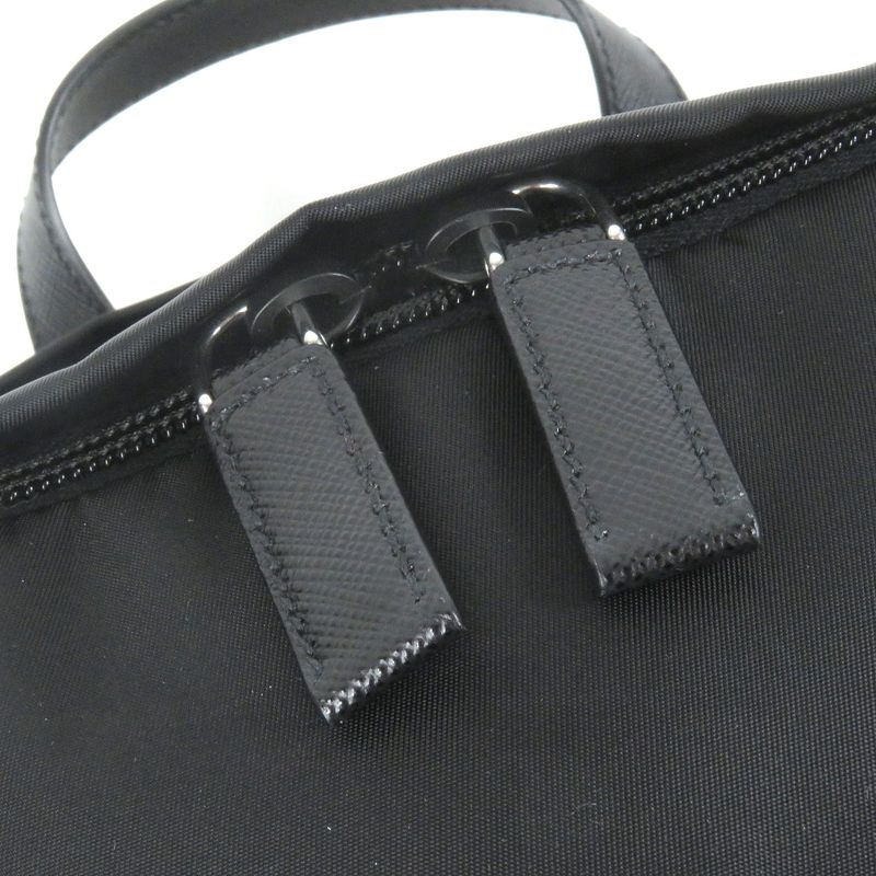 Prada 2vz048 Re-nylon Saffiano Leather Triangle Logo Triangle Plate Backpack