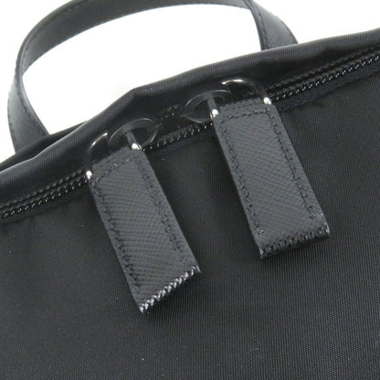 Prada 2vz048 Re-nylon Saffiano Leather Triangle Logo Triangle Plate Backpack