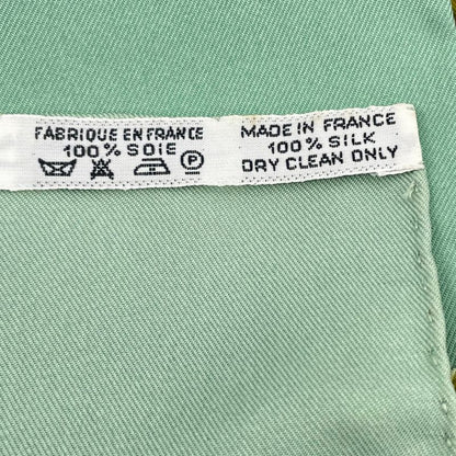 Hermes Carre 90 Scarf Silk Tanzania Green