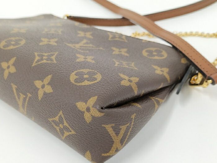 Louis Vuitton Pallas Clutch 2WAY Shoulder Bag Monogram Brown M41639