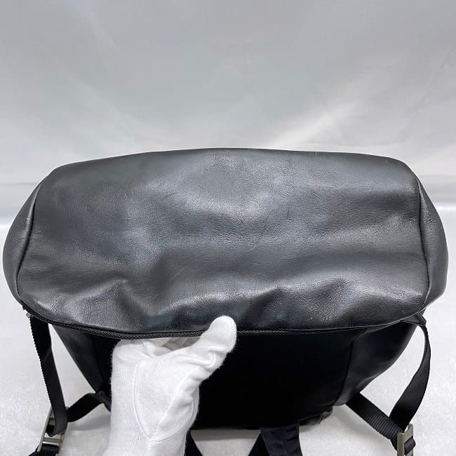 Prada Backpack Black NERO Vitello Morbido