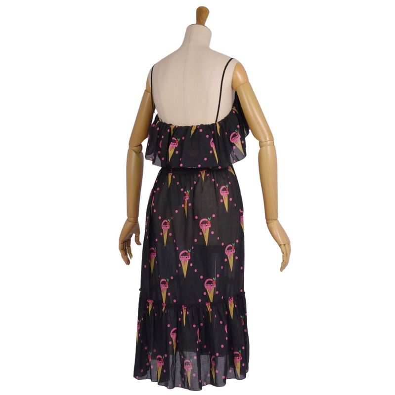 Gucci Dress Sleeveless 730392 Total Pattern Cotto