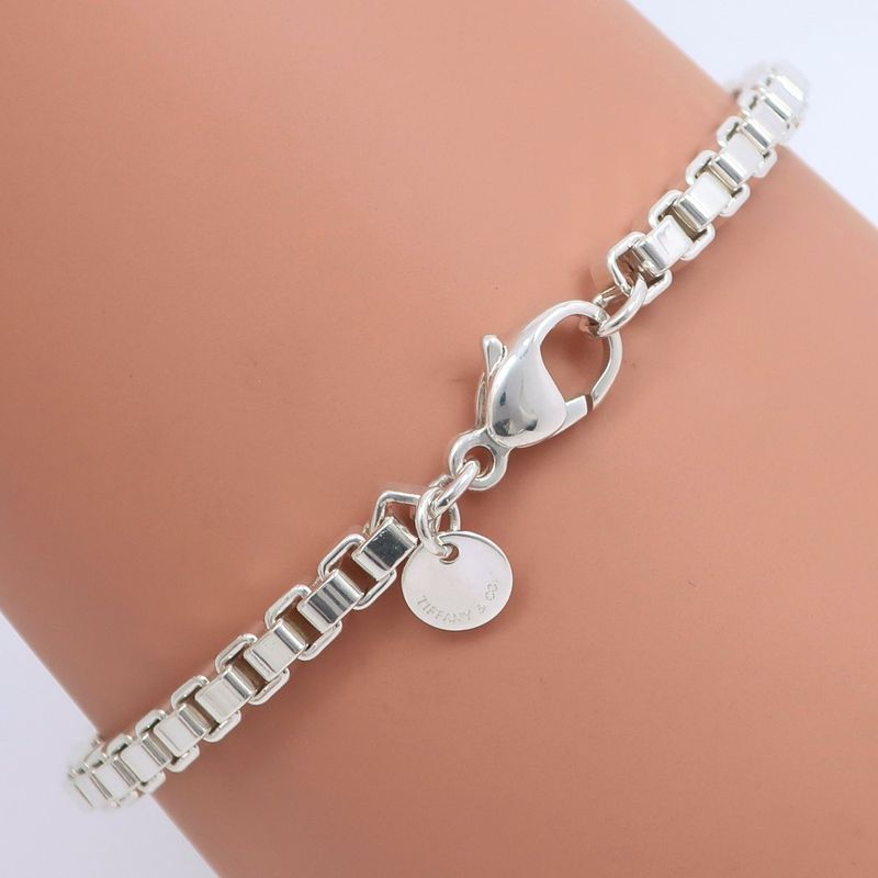Tiffany & Co Venetian Silver 925 Ladies 16.3g Bracelet