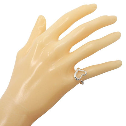 Tiffany & Co Open Heart Elsa Peretti Silver 925 Size 8.5 Ladies 4.5g Ring