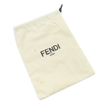 Fendi Shoulder Strap Ff Logo Leather Black Multicolor Silver Hardware Sequins
