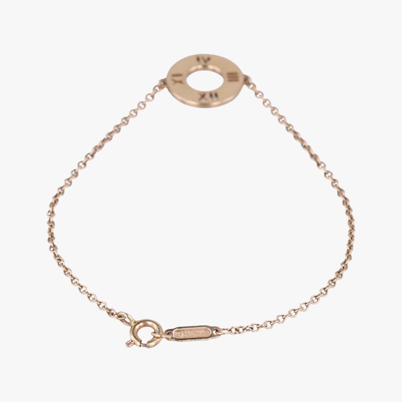 Tiffany Atlas Earrings De Gold Au750