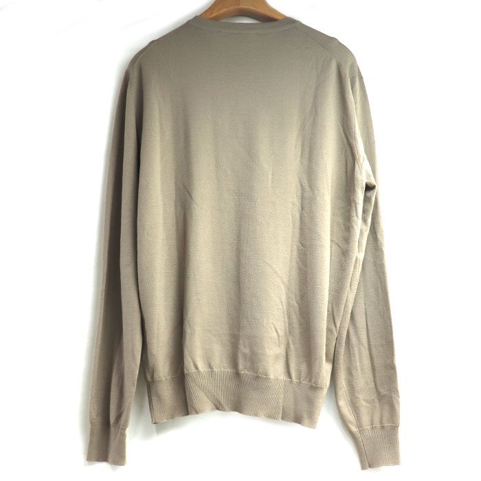 Hermes Long Sleeve Crew Neck Knit Grey M Men's Preowned