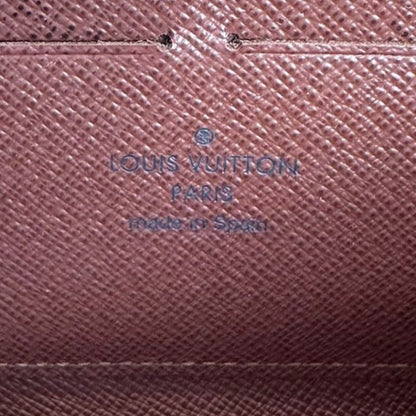 Louis Vuitton M60017 Monogram Zippy Wallet Round Zipper Long Wallet Louis