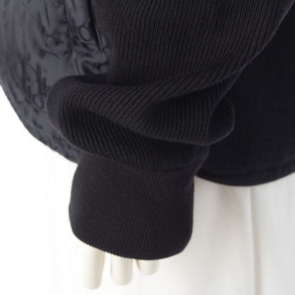 Dior Oblique Knit Cut Cotton Jacket Blouson Outerwear 213m435at373 Black M