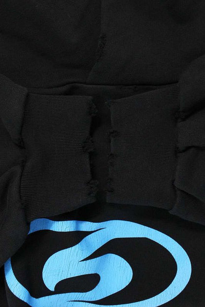 Balenciaga 24SS 761458 Tpvu7 Surfer Maxi Logo Print Pullover Hoodie Men's 2