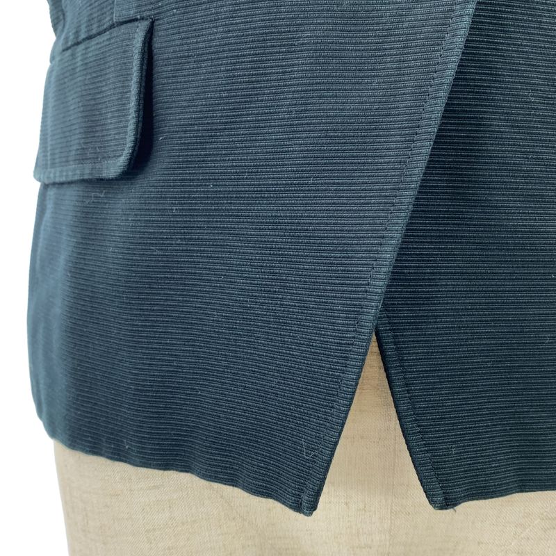 Christian DIOR | Cotton Crew Neck Blouse | M | Dark Green | Women