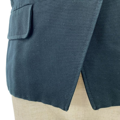 Christian DIOR | Cotton Crew Neck Blouse | M | Dark Green | Women