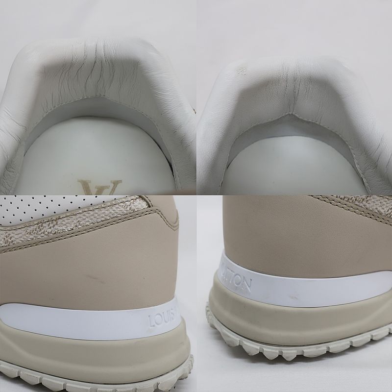 Louis Vuitton Runaway Sneakers - 1ahso4 Monogram Beige Notation Size