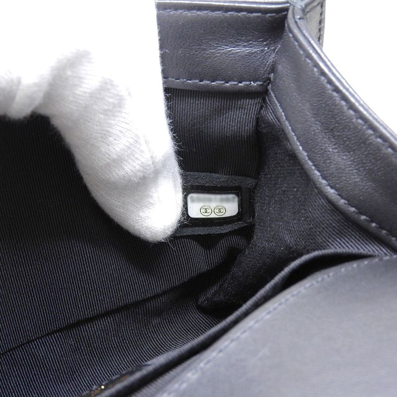 Chanel V-Stitch Mini Boy Shoulder Bag