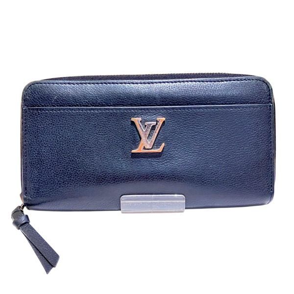 Louis Vuitton Zippy Lock Me M62622 Round Zipper Long Wallet Unisex