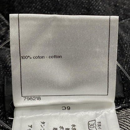 Chanel Jeans Size 38 M Women's P41841 Black Cotton