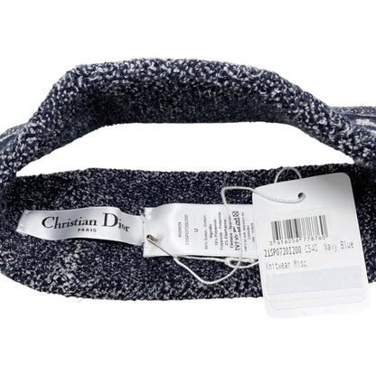 Christian Dior Headband Wristband 21spo720i200 Logo Navy Blue Christian Dior