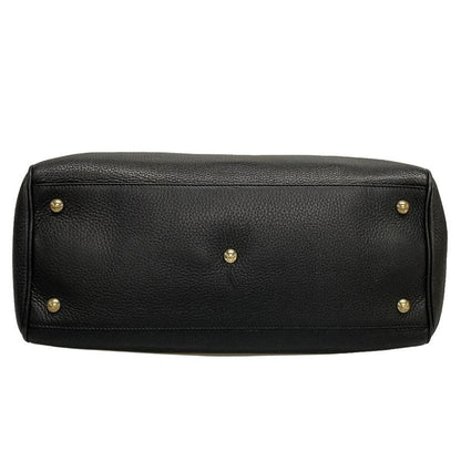 Gucci Bamboo Shopper Tote Bag 323660 Black Leather