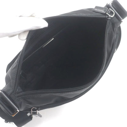 Prada 1bc421 Saffiano Leather Re-nylon Nylon Triangle Logo Triangle Plate