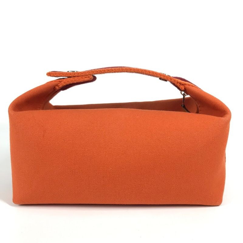 Hermes Handbag Brid A Black PM Brid A Black PM Canvas Orange