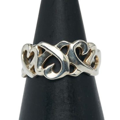 Tiffany & Co Triple Rubbing Heart Sv925 Silver Ladies Tiffany & Co