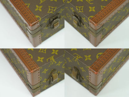 Authentic Louis Vuitton LV Cotteville 45 Monogram Trunk Travel Bag Handbag