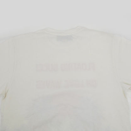 Gucci T-shirt With Sequins XS Size 615044 White Cotton Women's Clothes