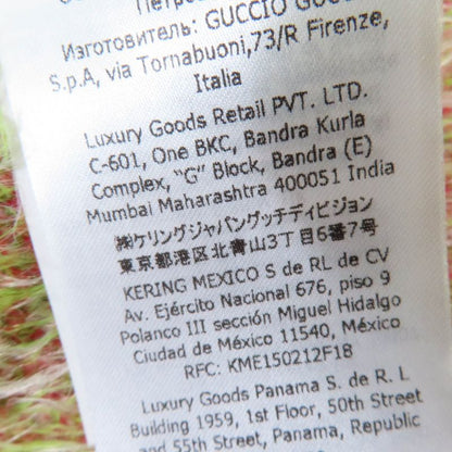 Gucci×adidas 717694 Oversized Trefoil Belted Coat Cardigan Green S Made In