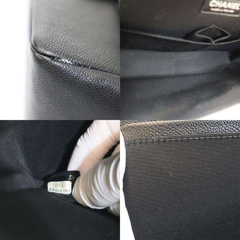 Chanel 2016 Matelasse 30 Tweed Leather Double Flap Double Chain Bag Serial 23rd