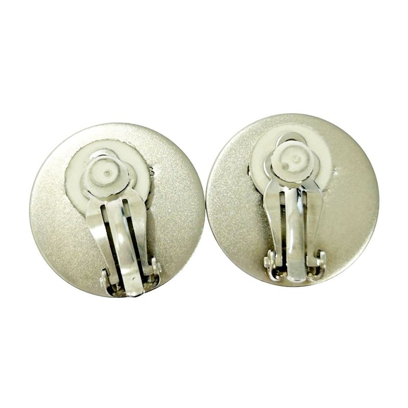 Hermes Metal Serie Earrings Ladies Silver 386962 Earrings