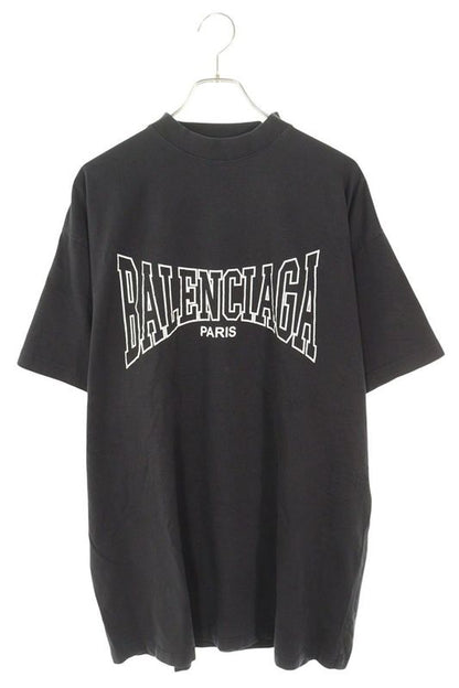Balenciaga 787349 Trvh5 Oversized Logo Print T-shirt Men's 2