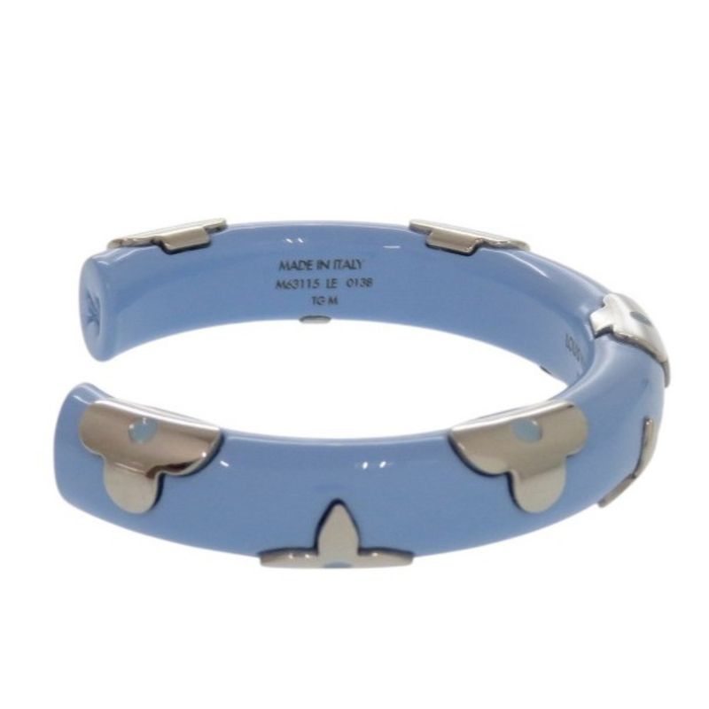 Louis Vuitton Jonq Deyri Monogram Flower M63115 Ceramic Metal Light Blue Water