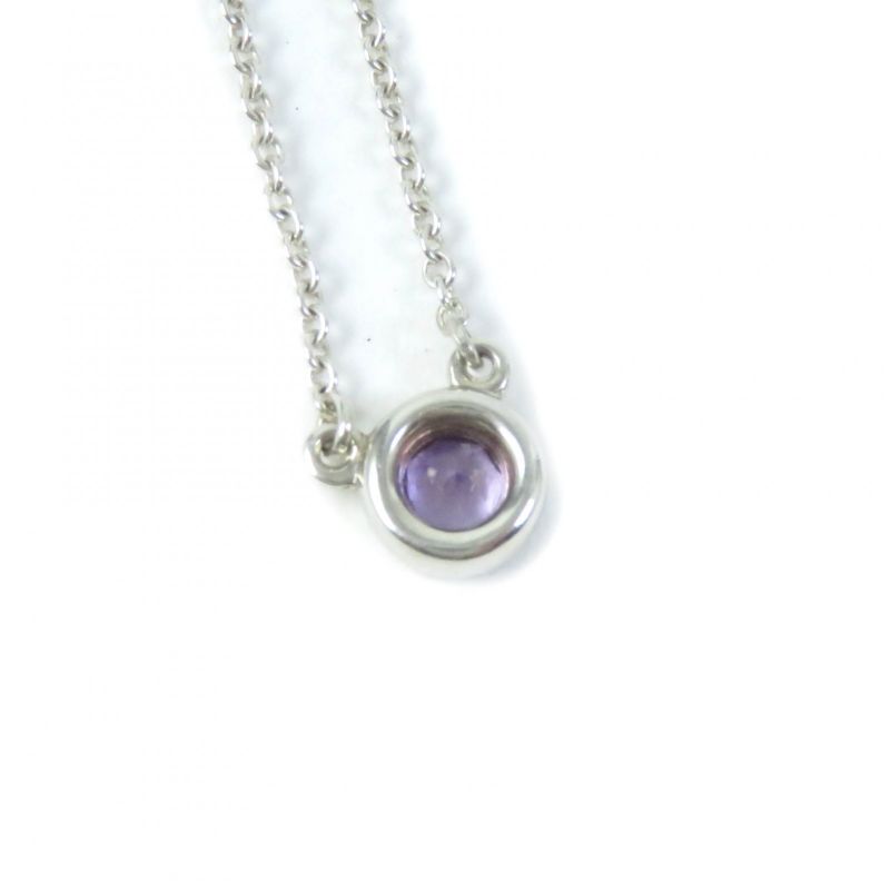 Tiffany & Co Elsa Peretti Color By The Yard Amethyst Pendant 0.14