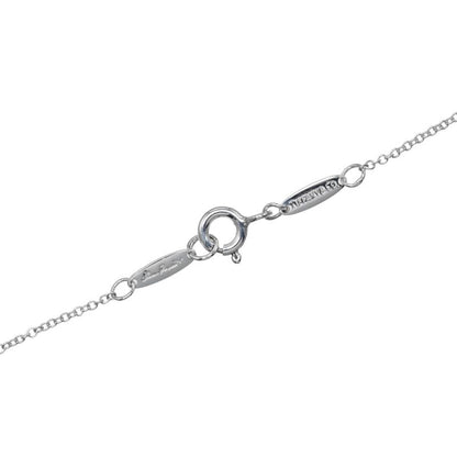 Tiffany & Co Double Teardrop Silver 925 Ladies 5.42g Necklace