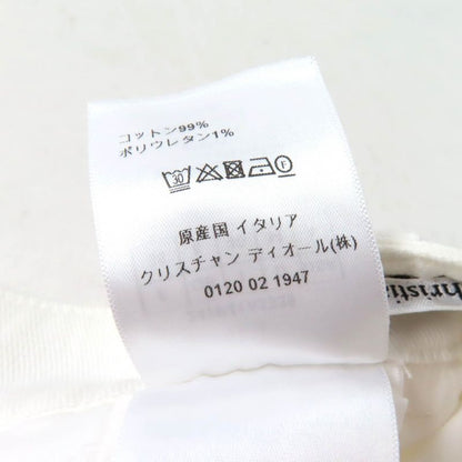 Christian DIOR 247p41a3339 DIOR VIBE Denim Cargo Pants With Logo Button White