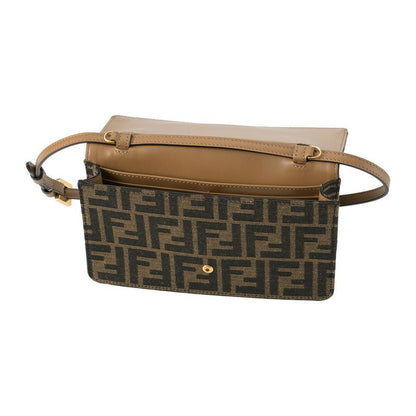Fendi Shoulder Bag Baguette Brown