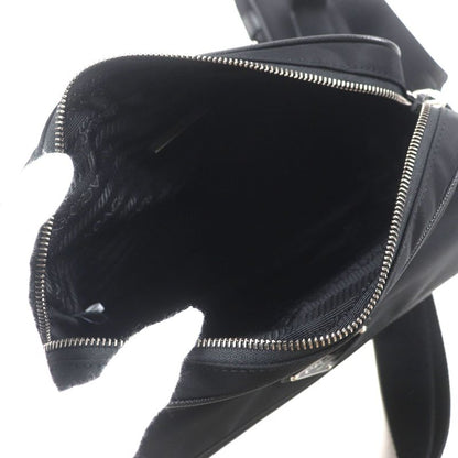 Prada 2vh133 Re-nylon Nylon Saffiano Leather Triangle Logo Triangle Plate