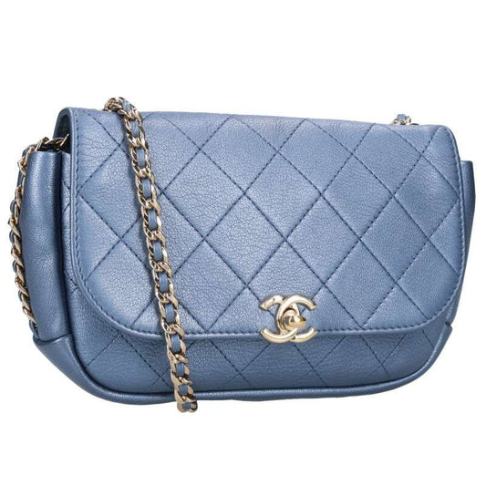 Chanel Matelasse Coco Mark Chain Shoulder Bag Women