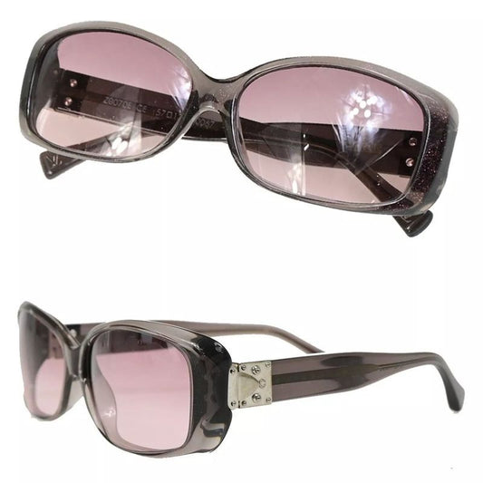 Louis Vuitton LV Sunglasses In Purple Black Lame For Women 30bs088