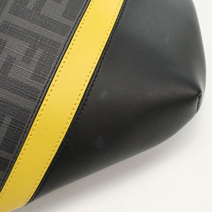 Fendi Belt Bag Diagonal 7va434 A9XS Body Bag PVC Leather Men