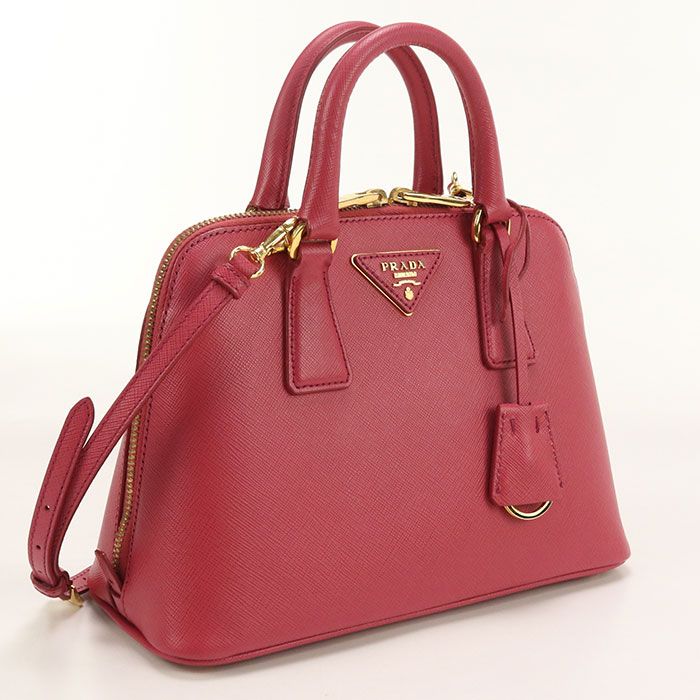 Prada 2WAY Saffiano Leather Bl0838 Handbag Leather Women