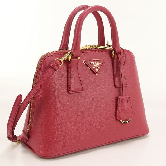 Prada 2WAY Saffiano Leather Bl0838 Handbag Leather Women