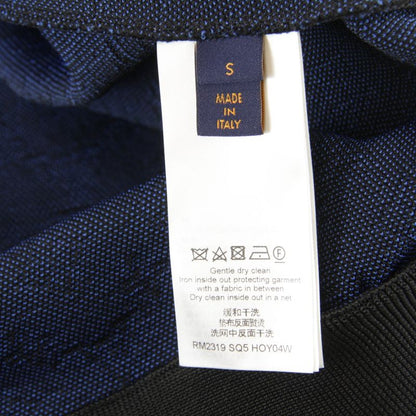 Louis Vuitton Zip-through Hoodie Blouson Polyester/nylon/cotton Men's Blue