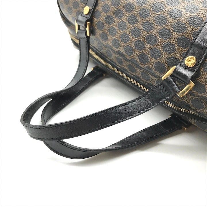 Celine Macadam Triomphe Mini Boston Hand Bag Tube