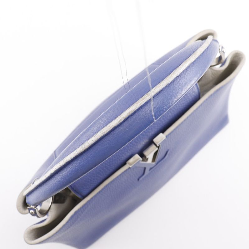 Louis Vuitton Capucines MM Parnacea X Taurillon Leather Blue/white Ah5105
