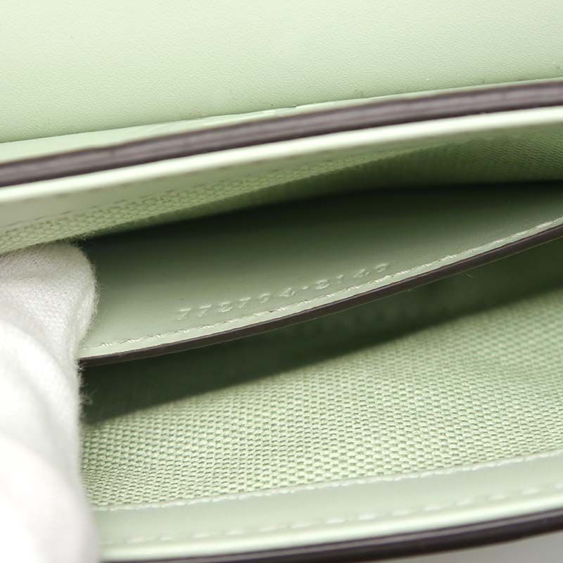 Gucci GG Super Mini Shoulder Bag 772794 Green Crossbody