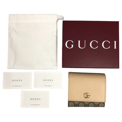 Gucci Double G Medium Wallet GG Supreme Canvas Bifold Wallet 790062