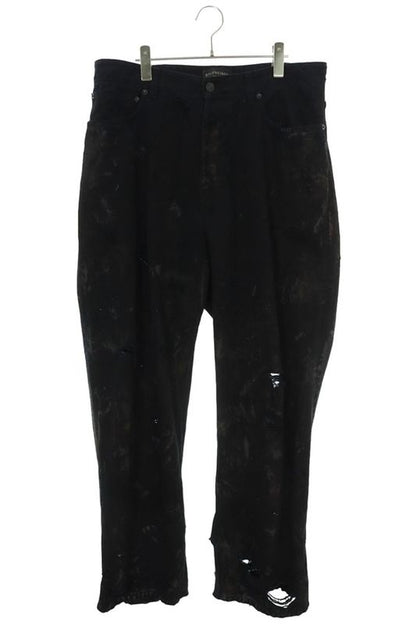 Balenciaga 23SS 745248 Tnw11 Super Destroyed Baggy Denim Pants Men's M