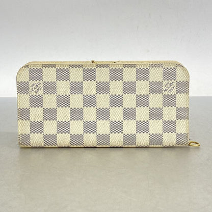 Louis Vuitton Damier Azure Portefeuille Antholite Long Wallet N63072 White